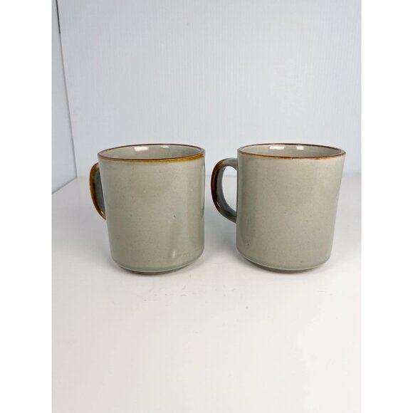 Vintage 10 oz mug set with floral motif - painted wild flowers - Picture 5 of 9